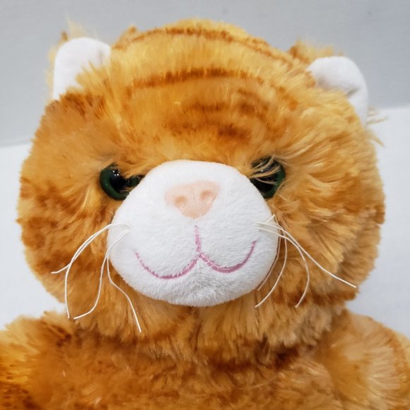 Build A Bear Orange Tabby Cat Kitty Plush Animal - Picture 6 of 9